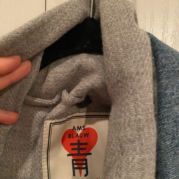 Scotch & Soda Denim jacket with built in scarf - Picture 6 of 10